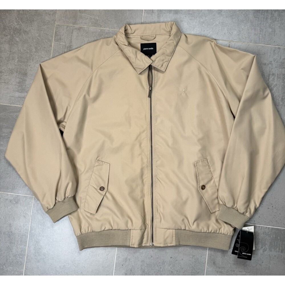 Pierre Cardin Harry Jacket Windbreaker Sand Large NWT Waterproof Lightweight